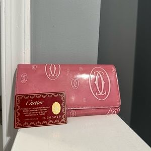 Cartier Pink Long Wallet